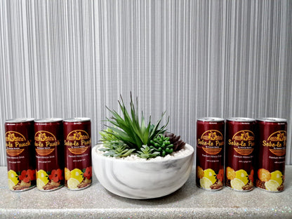 Premium Hibiscus Drink with a ginger kick - Sobo-lo Punch® 250ml x 6